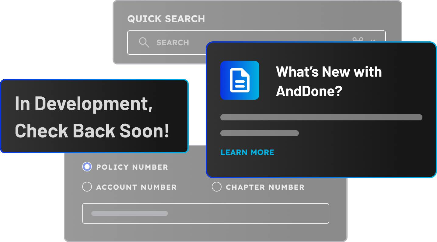 AndDone Release Notes